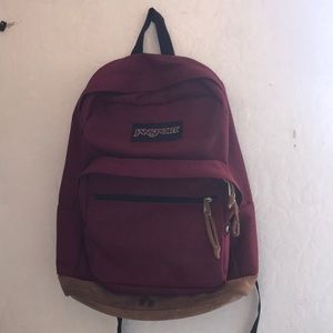 jansport right pack backpack (russet red)